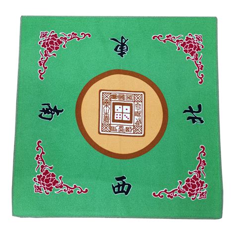 [Ready Stock] Mahjong Tiles Mat Table Cloth Cover Anti Slip silencing 80cm*80cm