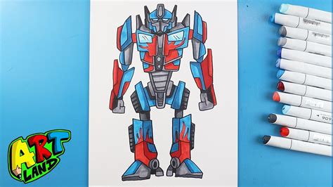 How to Draw OPTIMUS PRIME - YouTube