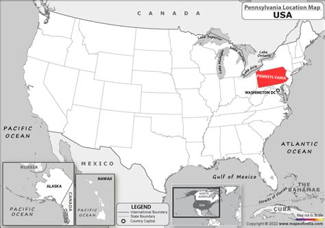 Where is Pennsylvania Located in USA? | Pennsylvania Location Map in ...