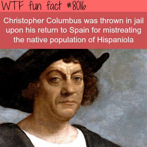 christopher columbus wtf fun fact