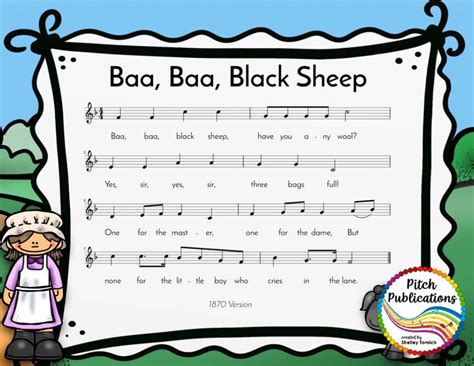 Storybook Series - Baa, Baa, Black Sheep - Nursery Rhyme / Folk Song