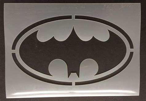 Batman Bat Logo Stencil 190 micron Mylar