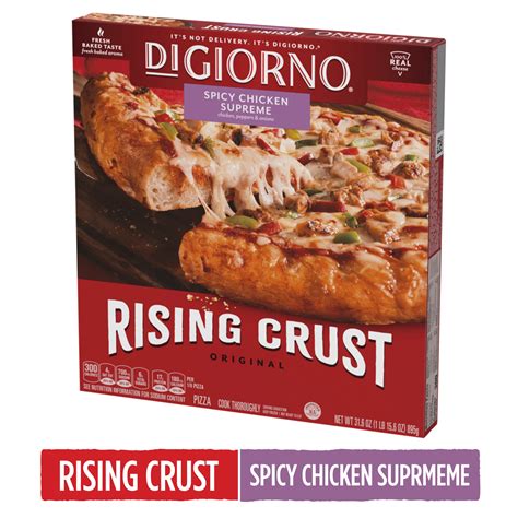 DIGIORNO Original Rising Crust Spicy Chicken Supreme Frozen Pizza ...