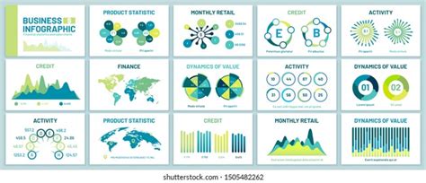 Infographic Charts Presentation Business Presentations Template Stock ...