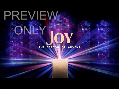 Advent Stained Glass Joy Still | Life Scribe Media | WorshipHouse Media