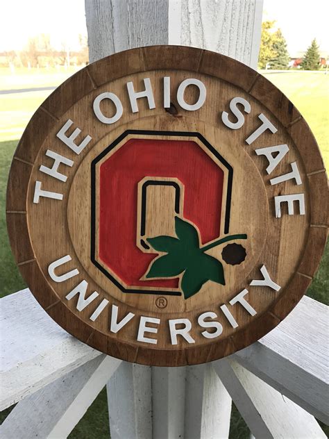 Officially Licensed Ohio State University Buckeyes Wood Sign | Etsy