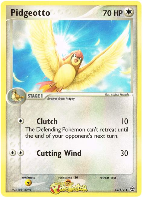 Pidgeotto - EX FireRed & LeafGreen #45 Pokemon Card