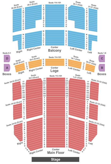 Rochester Auditorium Theatre Seating Chart - Rochester