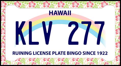 Hawaii License Plate by WorstPanda on deviantART