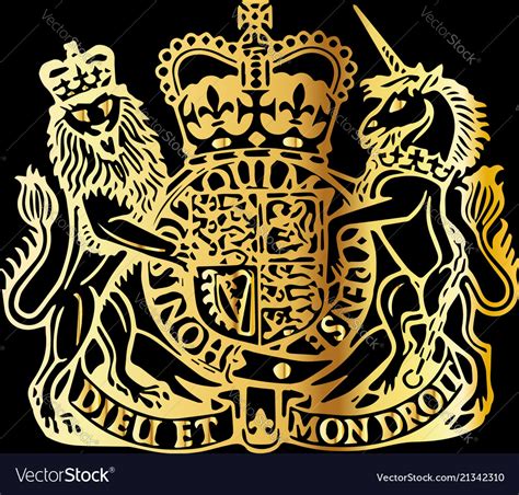 British coat of arms Royalty Free Vector Image