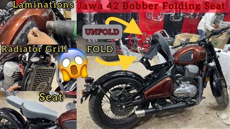 Jawa 42 Bobber Folding Seat| Jawa 42 Bobber Seat installation | Jawa 42 ...