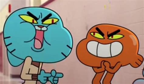 Gumball and Darwin evil face by samanathakezia on DeviantArt