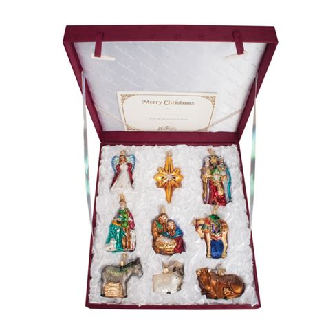 Old World Christmas Nativity Ornament Set | Annual Ornaments