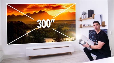 The 300" 4K PROJECTOR SETUP! - TechWizTime