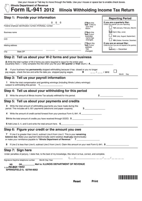 Printable Illinois Income Tax Forms - Printable Forms Free Online