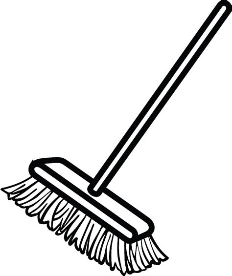 Clipart Black And White, Brooms, Free Prints, Free Clip Art, Garden Tools, Worksheets, Marc ...