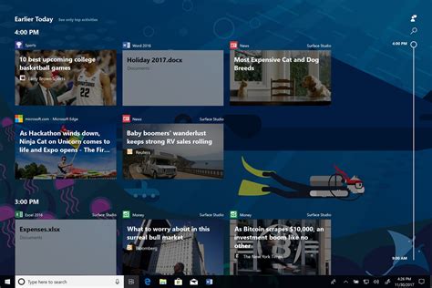 Next Windows 10 Update Introduces New Timeline Feature; Available Today ...