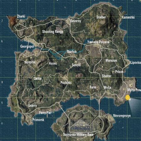 Erangel Map | PUBG MOBILE - zilliongamer