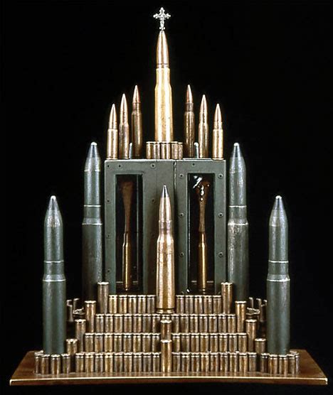 Artwork of War: 20 Piercing Works of Gun and Bullet Art | Urbanist