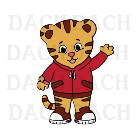 Daniel Tiger Layered SVG/PNG/JPG File - Etsy