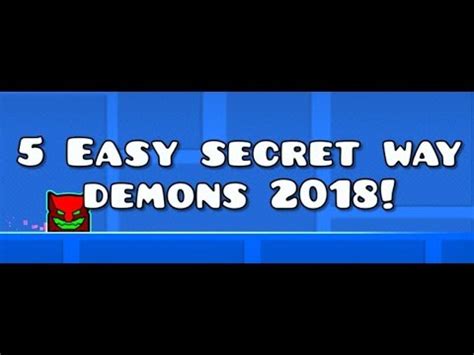 5 EASY SECRET WAY DEMONS 2023!!!! (GD) | TimeNight - YouTube