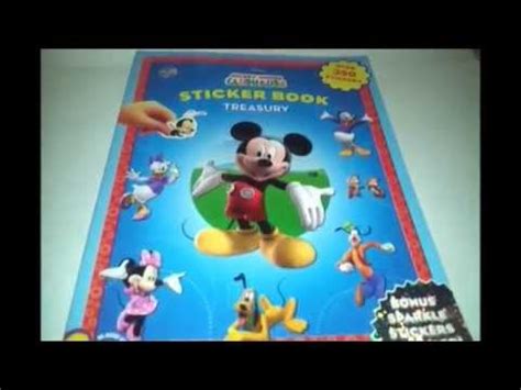 Mickey Mouse Clubhouse Sticker Book Treasury Review - YouTube