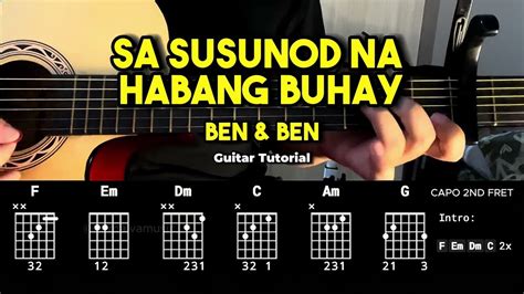 Sa Susunod Na Habang Buhay - Ben & Ben | Easy Guitar Chords Tutorial For Beginners (CHORDS ...