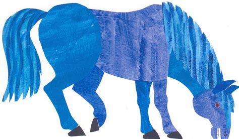 Eric Carle | Blue horse, Horse painting, Eric carle