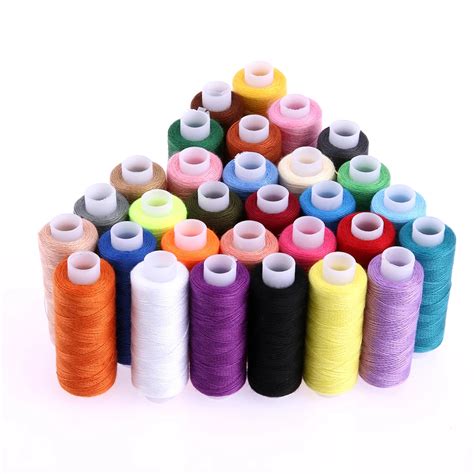 Embroidery Sewing Threads 30Pcs 250 Yard Polyester Sewing Thread ...