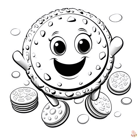 Printable Oreo Coloring Pages Free For Kids And Adults
