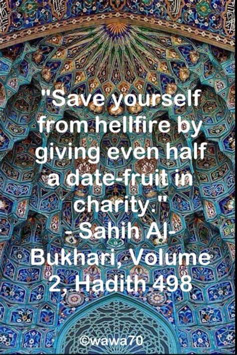 Hadith on charity | Hadith, Islamic quotes, Charity