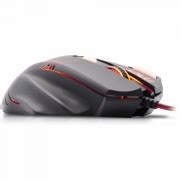 Mouse Gamer SPIDER VENOM OM-704 Preto/Vermelho FORTREK no Shope