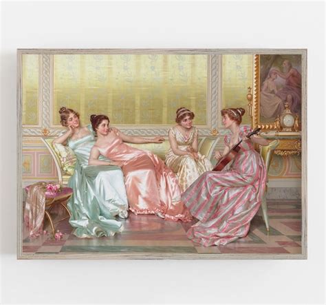 Vintage Women Print Victorian Women Antique Painting - Etsy