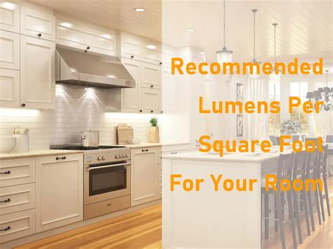 Recommended Lumens Per Square Foot For Your Room