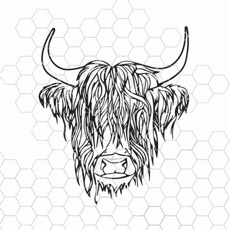 Highland Cow Svg - Highland Cow Print Eps, Png, Jpg | Doranstas.com ...