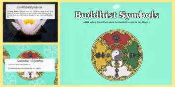 Buddhist Symbols Teaching and Task Setting PowerPoint - buddhist