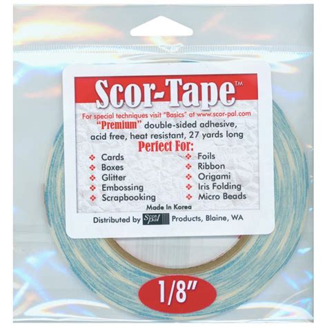 Scor Tape 1/8" - The Embellished Connection