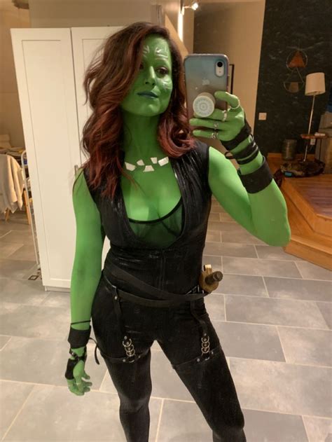 Epic DIY Gamora Cosplay Costume