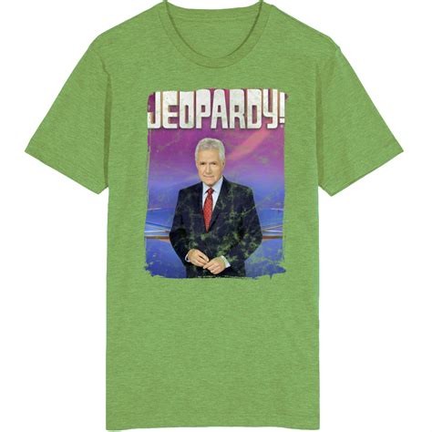 Jeopardy 80s Tv Series Show Worn Look Vintage Unisex T Shirt