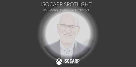 Spotlight #5 September 2021: Michael Geller – ISOCARP