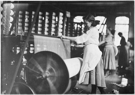 Lincoln Cotton Mills, Evansville, Ind. Girls at weaving ma… | Flickr