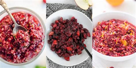 12 Easy Cranberry Relish Recipes - How to Make Best Homemade Cranberry Relish for Thanksgiving