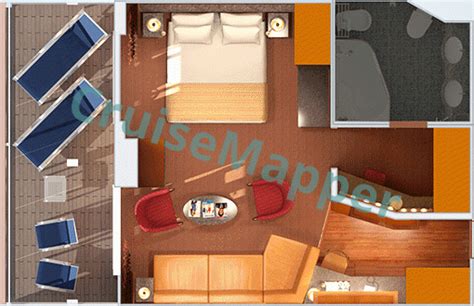 Carnival Spirit Ocean Suite Floor Plan - Blog Bangmuin Image Josh