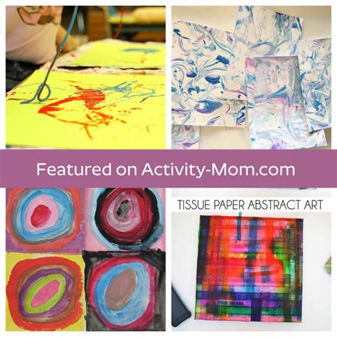 Abstract Art Activities for Kids - The Activity Mom