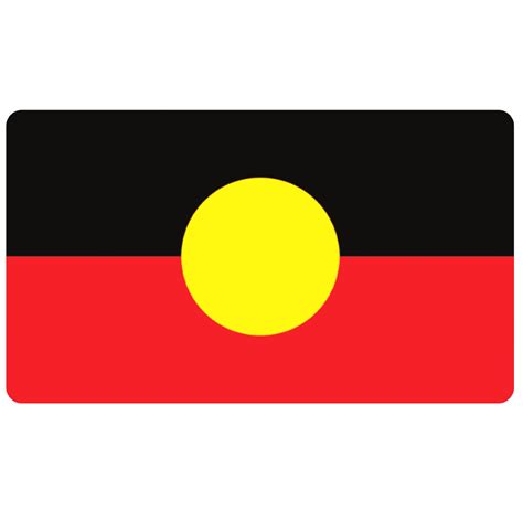 Aboriginal flag Sticker - Planet Corroboree