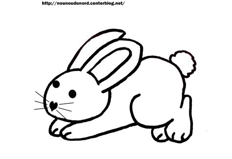 Coloriage Lapin - GreatestColoringBook.com