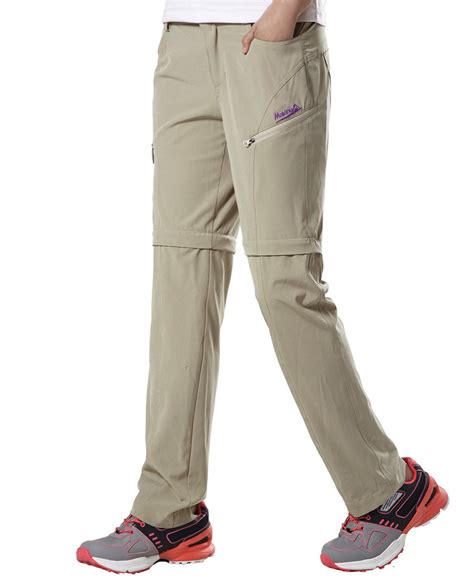 Makino Women's Convertible Hiking Pants M131612007 Khaki US Large(Asian ...