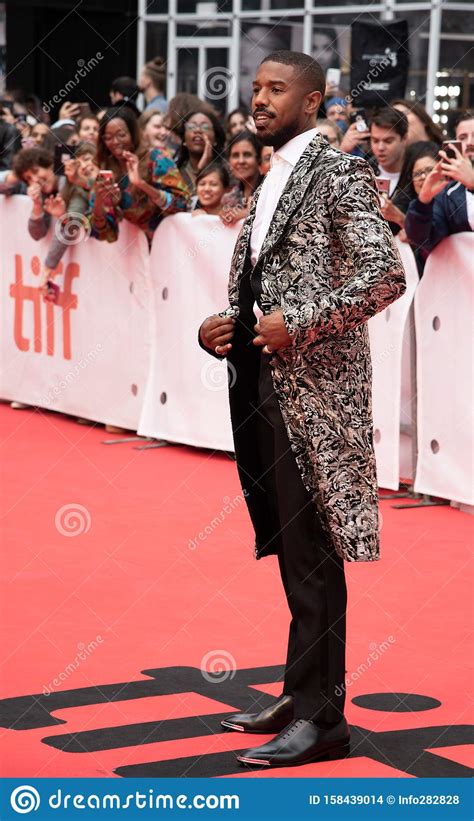 Michael B. Jordan at Premiere of Just Mercy at Toronto International Film Festival 2019 ...