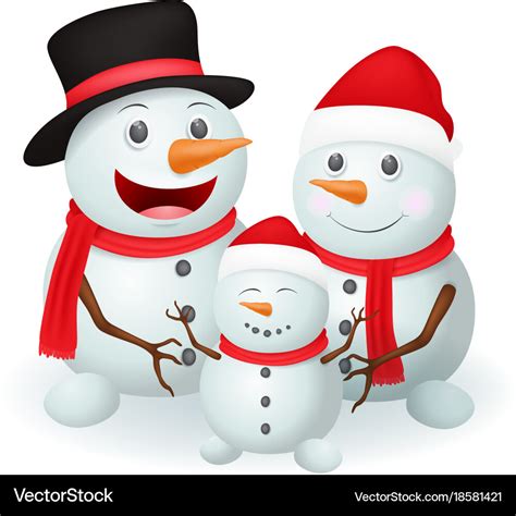 Snowman Family Images