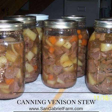 Canning venison stew – Artofit